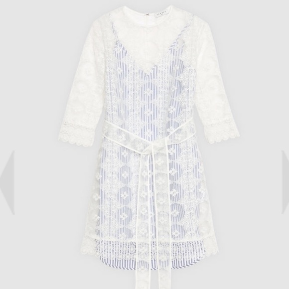 Sandro Paris All Over Lace Mini Layered Dress - Picture 6 of 9